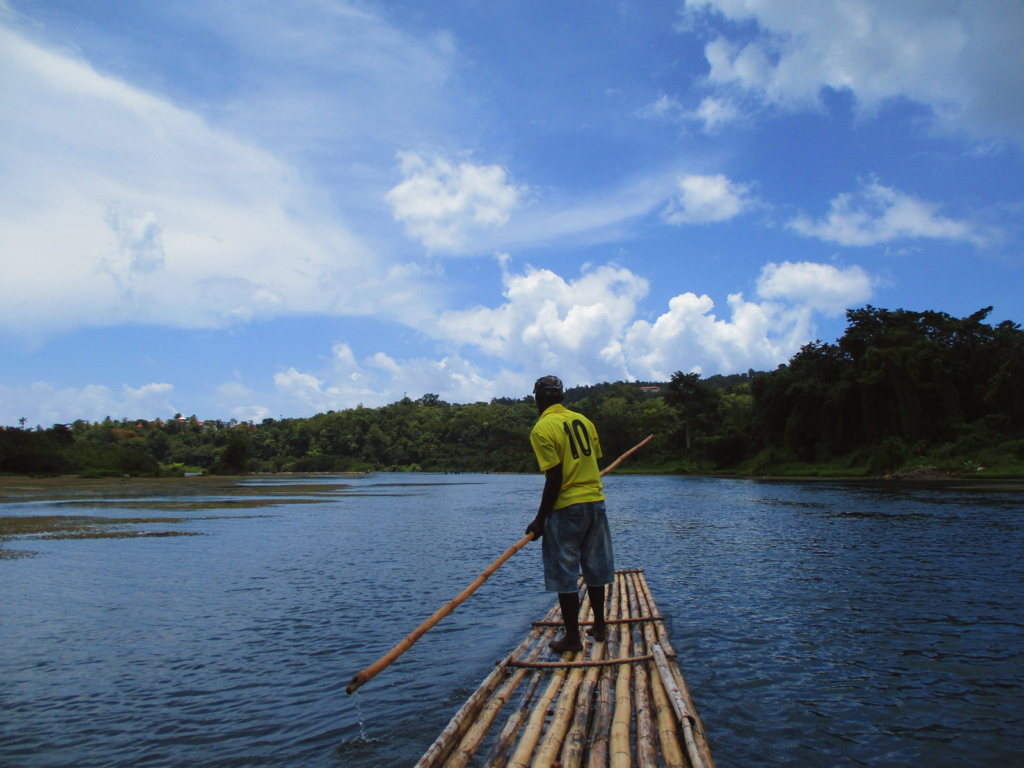 Rafting on the Rio Grande River in Portland Jamaica - Kimberley Writes